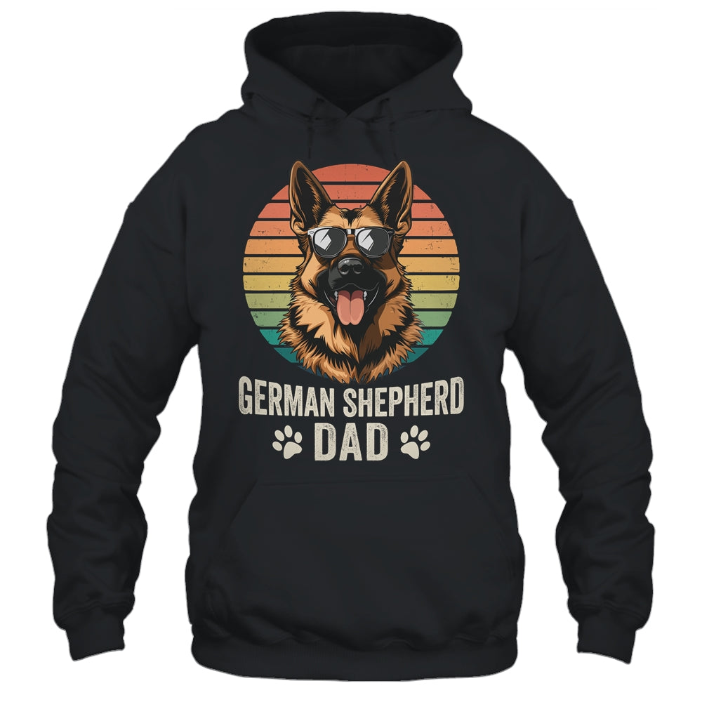 Vintage German Shepherd Dad For Fathers Day Dog Lover Funny Shirt & Hoodie | siriusteestore