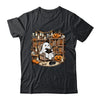Vintage Ghost Reading Book Lovers Library Halloween Spooky Shirt & Hoodie | siriusteestore