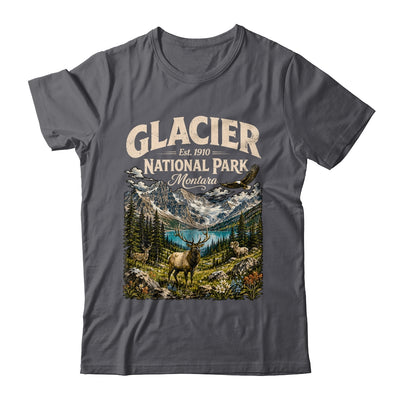 Vintage Glacier National Park Travel Montana Wildlife Nature Shirt & Tank Top | siriusteestore