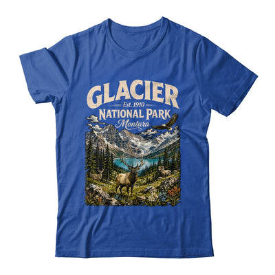 Vintage Glacier National Park Travel Montana Wildlife Nature Shirt & Tank Top | siriusteestore