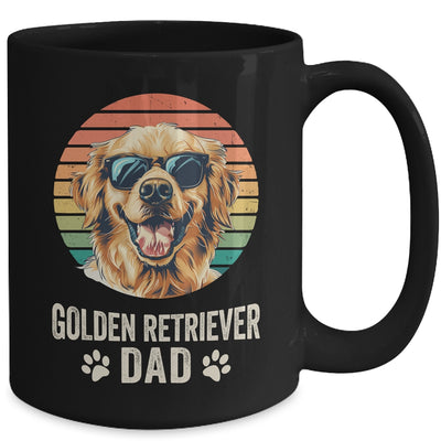 Vintage Golden Retriever Dad For Fathers Day Dog Lover Funny Mug | siriusteestore