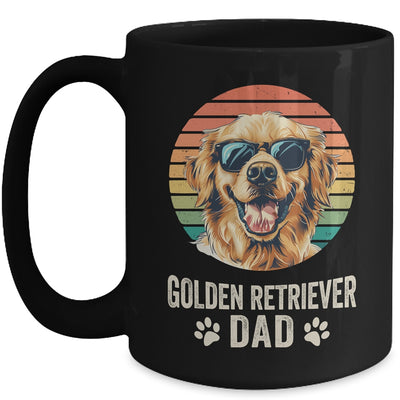 Vintage Golden Retriever Dad For Fathers Day Dog Lover Funny Mug | siriusteestore