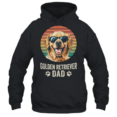 Vintage Golden Retriever Dad For Fathers Day Dog Lover Funny Shirt & Hoodie | siriusteestore