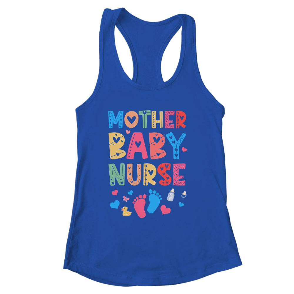 Vintage Groovy Mother Baby Nurse Women Nurse Week Shirt & Tank Top | siriusteestore