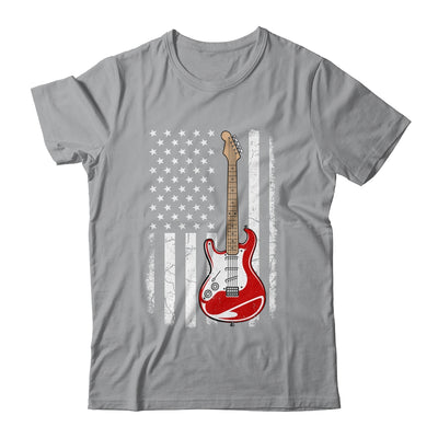 Vintage Guitar Design For Men Women American US Flag Shirt & Hoodie | siriusteestore