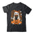 Vintage Halloween Ghost Holding Black Cat Groovy Floral Shirt & Hoodie | siriusteestore