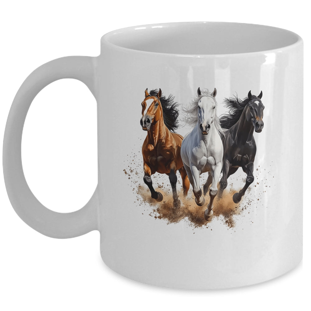Vintage Horses Lover Graphic For Men Women Boys Girls Mug | siriusteestore