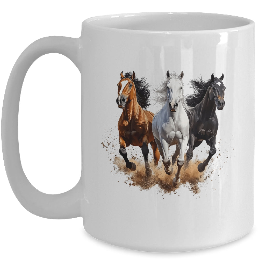 Vintage Horses Lover Graphic For Men Women Boys Girls Mug | siriusteestore
