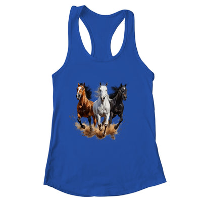 Vintage Horses Lover Graphic For Men Women Boys Girls Shirt & Tank Top | siriusteestore