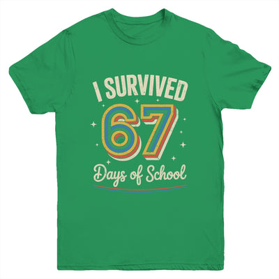 Vintage I Survived 67 Days Of School Teachers Students Youth Shirt | siriusteestore