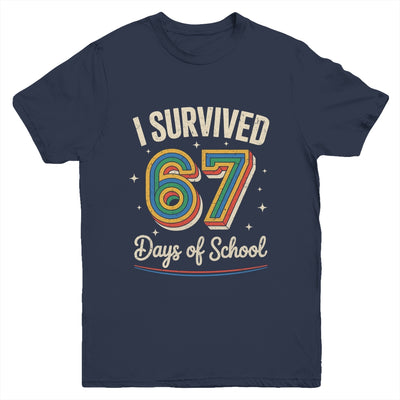 Vintage I Survived 67 Days Of School Teachers Students Youth Shirt | siriusteestore