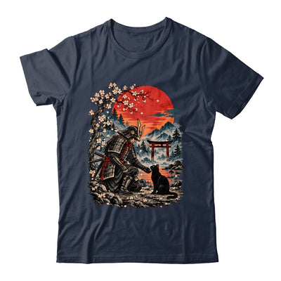 Vintage Japanese Art Samurai Warrior Black Cat Men Women Shirt & Hoodie | siriusteestore
