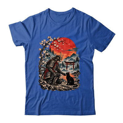 Vintage Japanese Art Samurai Warrior Black Cat Men Women Shirt & Hoodie | siriusteestore