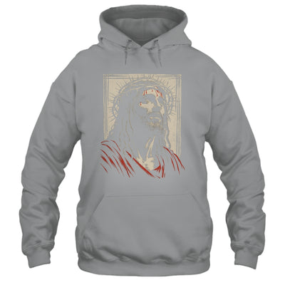 Vintage Jesus Crown Of Thorns Christian For Men Women Kids Shirt & Hoodie | siriusteestore