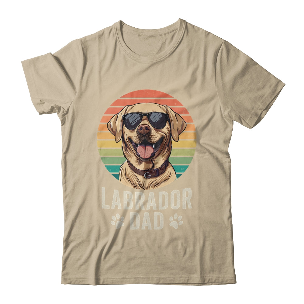 Vintage Labrador Dad For Fathers Day Dog Lover Funny Shirt & Hoodie | siriusteestore