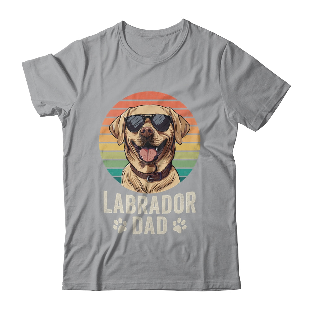 Vintage Labrador Dad For Fathers Day Dog Lover Funny Shirt & Hoodie | siriusteestore