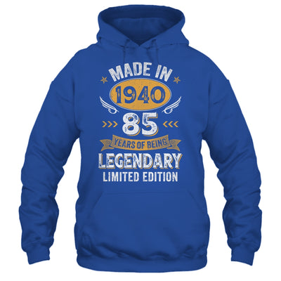Vintage Made In 1940 85 Years Old 85th Birthday Men Women Shirt & Hoodie | siriusteestore