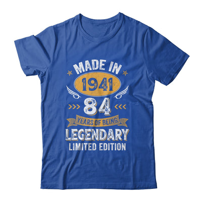 Vintage Made In 1941 84 Years Old 84th Birthday Men Women Shirt & Hoodie | siriusteestore