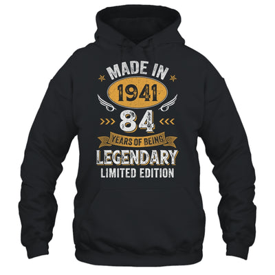 Vintage Made In 1941 84 Years Old 84th Birthday Men Women Shirt & Hoodie | siriusteestore
