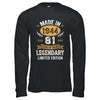 Vintage Made In 1944 81 Years Old 81st Birthday Men Women Shirt & Hoodie | siriusteestore