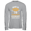 Vintage Made In 1947 78 Years Old 78th Birthday Men Women Shirt & Hoodie | siriusteestore