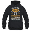 Vintage Made In 1948 77 Years Old 77th Birthday Men Women Shirt & Hoodie | siriusteestore