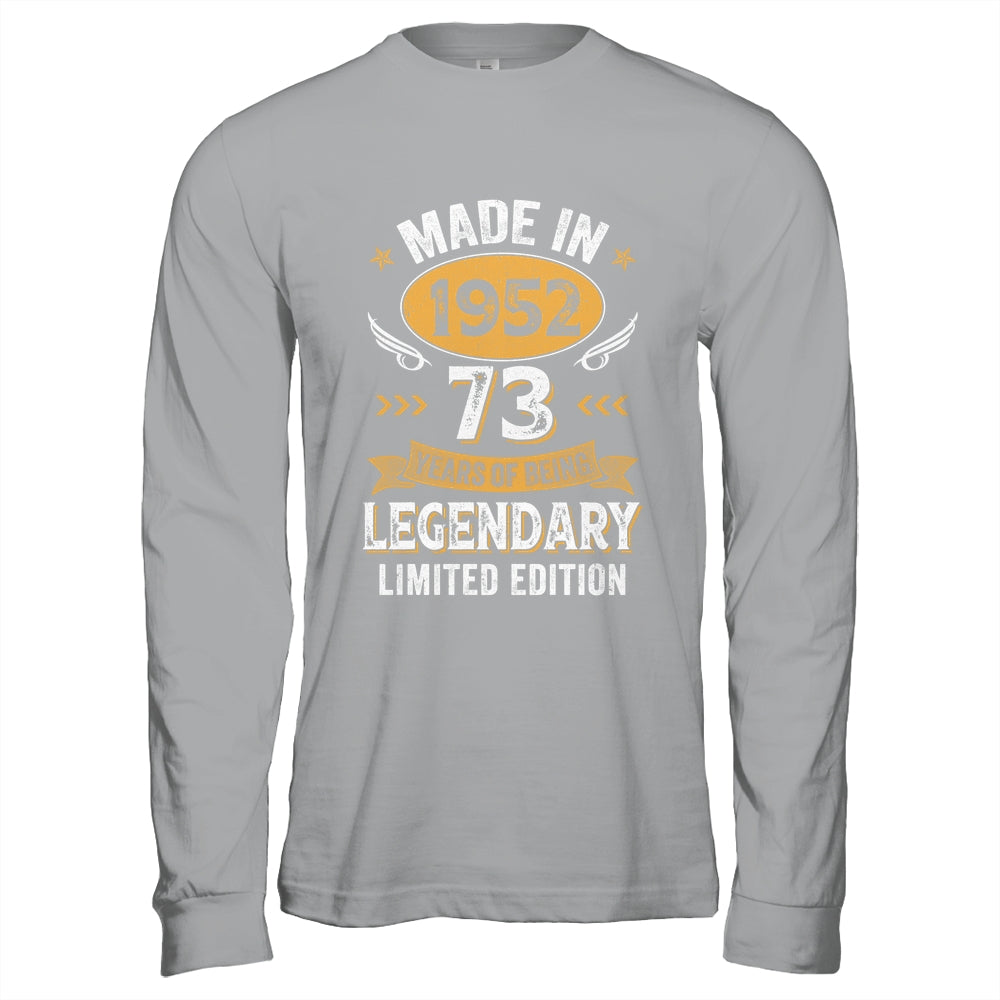 Vintage Made In 1952 73 Years Old 73rd Birthday Men Women Shirt & Hoodie | siriusteestore