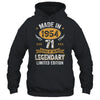 Vintage Made In 1954 71 Years Old 71st Birthday Men Women Shirt & Hoodie | siriusteestore