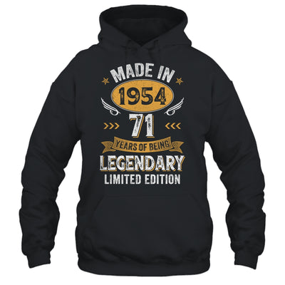 Vintage Made In 1954 71 Years Old 71st Birthday Men Women Shirt & Hoodie | siriusteestore