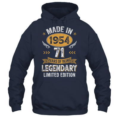 Vintage Made In 1954 71 Years Old 71st Birthday Men Women Shirt & Hoodie | siriusteestore