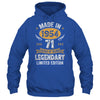 Vintage Made In 1954 71 Years Old 71st Birthday Men Women Shirt & Hoodie | siriusteestore