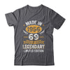Vintage Made In 1956 69 Years Old 69th Birthday Men Women Shirt & Hoodie | siriusteestore