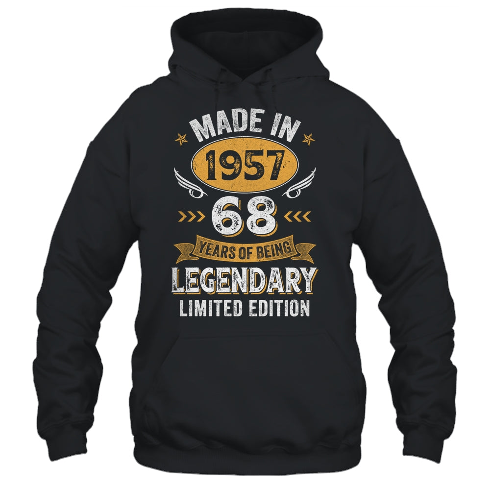Vintage Made In 1957 68 Years Old 68th Birthday Men Women Shirt & Hoodie | siriusteestore