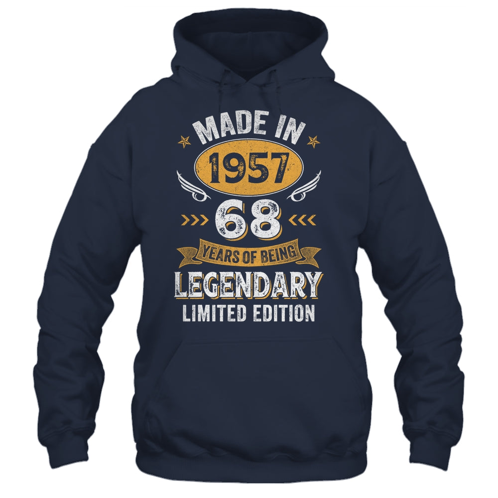 Vintage Made In 1957 68 Years Old 68th Birthday Men Women Shirt & Hoodie | siriusteestore