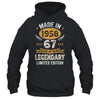 Vintage Made In 1958 67 Years Old 67th Birthday Men Women Shirt & Hoodie | siriusteestore