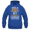 Vintage Made In 1958 67 Years Old 67th Birthday Men Women Shirt & Hoodie | siriusteestore