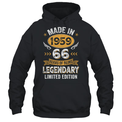 Vintage Made In 1959 66 Years Old 66th Birthday Men Women Shirt & Hoodie | siriusteestore
