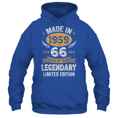 Vintage Made In 1959 66 Years Old 66th Birthday Men Women Shirt & Hoodie | siriusteestore