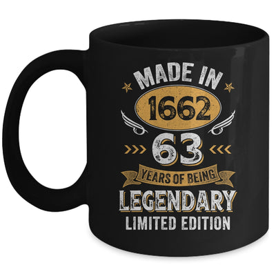 Vintage Made In 1962 63 Years Old 63rd Birthday Men Women Mug | siriusteestore