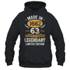 Vintage Made In 1962 63 Years Old 63rd Birthday Men Women Shirt & Hoodie | siriusteestore