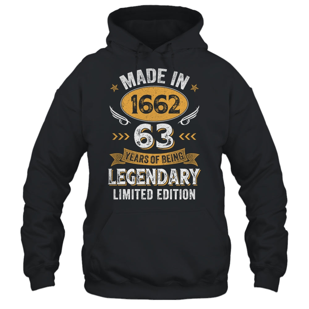Vintage Made In 1962 63 Years Old 63rd Birthday Men Women Shirt & Hoodie | siriusteestore