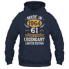 Vintage Made In 1964 61 Years Old 61st Birthday Men Women Shirt & Hoodie | siriusteestore