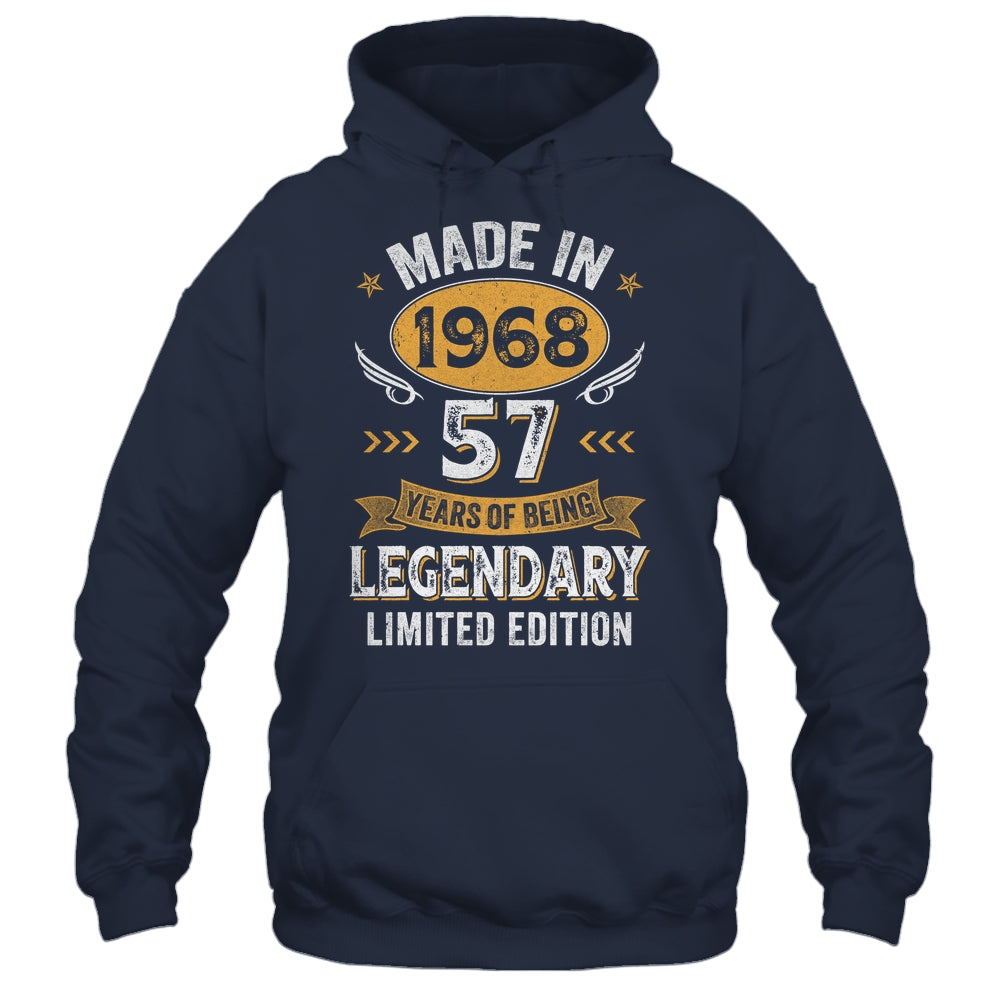 Vintage Made In 1968 57 Years Old 57th Birthday Men Women Shirt & Hoodie | siriusteestore
