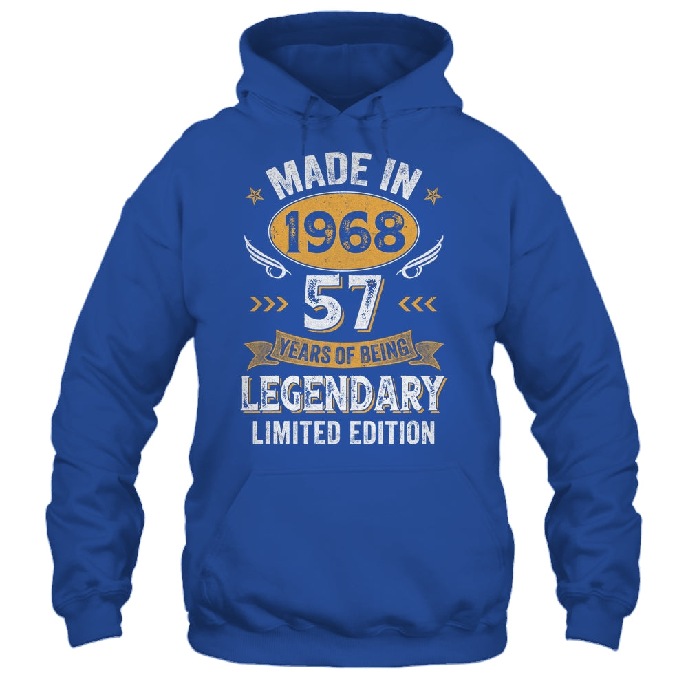 Vintage Made In 1968 57 Years Old 57th Birthday Men Women Shirt & Hoodie | siriusteestore