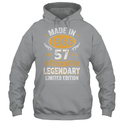 Vintage Made In 1968 57 Years Old 57th Birthday Men Women Shirt & Hoodie | siriusteestore