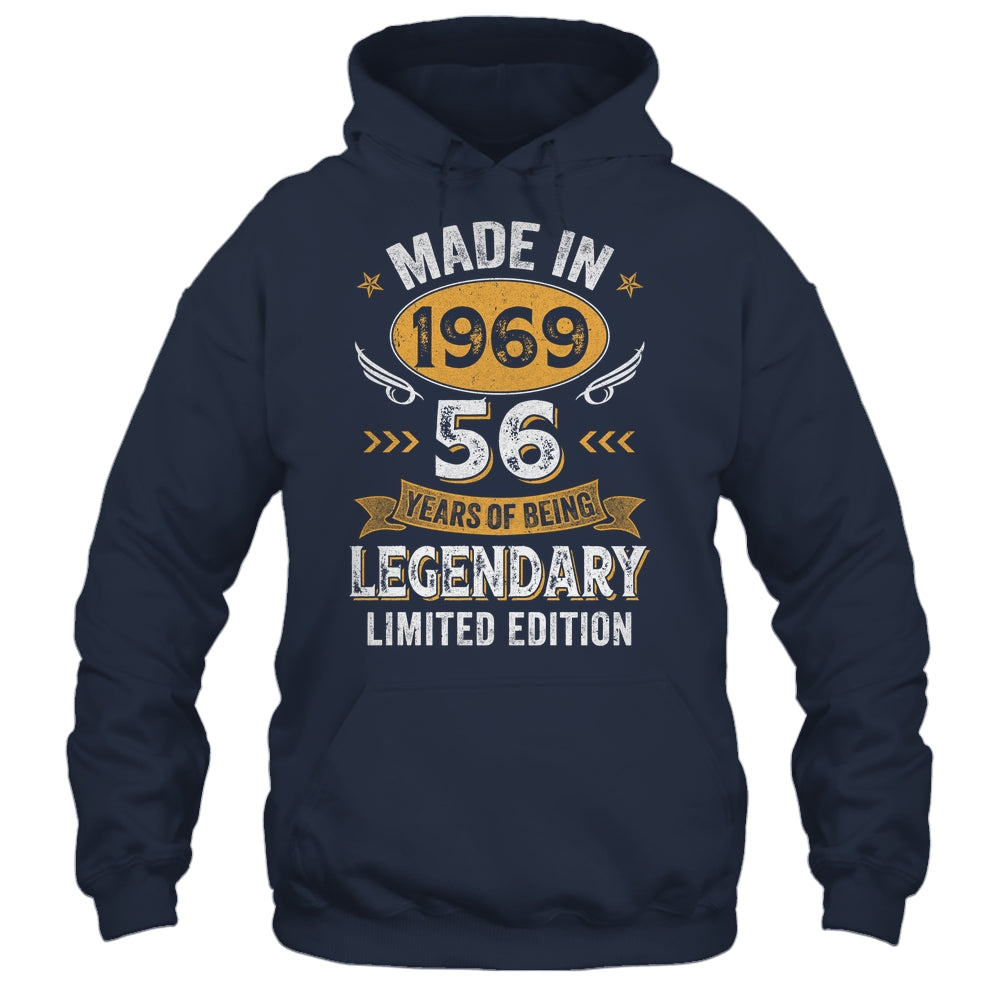 Vintage Made In 1969 56 Years Old 56th Birthday Men Women Shirt & Hoodie | siriusteestore