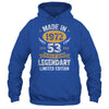 Vintage Made In 1972 53 Years Old 53rd Birthday Men Women Shirt & Hoodie | siriusteestore