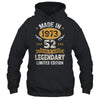 Vintage Made In 1973 52 Years Old 52nd Birthday Men Women Shirt & Hoodie | siriusteestore