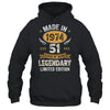 Vintage Made In 1974 51 Years Old 51st Birthday Men Women Shirt & Hoodie | siriusteestore