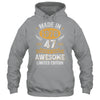 Vintage Made In 1978 47 Years Old 47th Birthday Men Women Shirt & Hoodie | siriusteestore